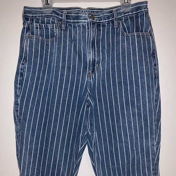 American Eagle Retro Striped Mom Jeans - Picture 4 of 6